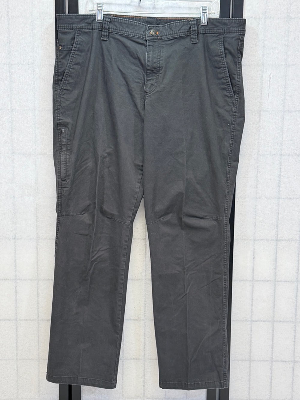 Weatherproof Vintage Black 6-Pocket Stretch Casual Pants 40 Tech Utility Slacks